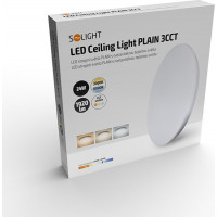 LED stropné svetlo Plain, 3CCT, 24W, 1920lm