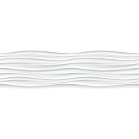 Moderná samolepiaca bordúra - Biela abstrakcia - 14x500 cm