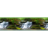 Moderná samolepiaca bordúra - Vodopád - 14x500 cm