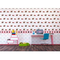 Detská samolepiaca bordúra DISNEY CARS 2, 10x500 cm