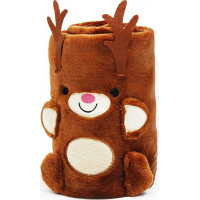 Deka prehoz MIKO Jeleň 100x80 cm - hnedá