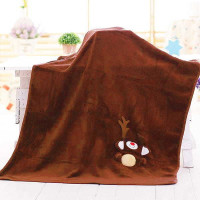 Deka prehoz MIKO Jeleň 100x80 cm - hnedá