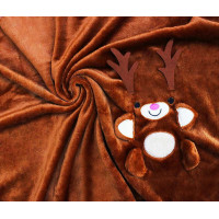 Deka prehoz MIKO Jeleň 100x80 cm - hnedá