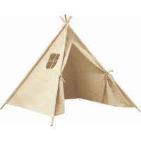 Detský stan TEEPEE 100x100x120 cm - ecru