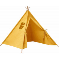 Detský stan TEEPEE 100x100x120 cm - žltý