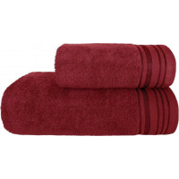 Bavlnený uterák DAVE - 50x90 cm - 400g/m2 - vínovo červený