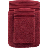 Bavlnený uterák DAVE - 50x90 cm - 400g/m2 - vínovo červený