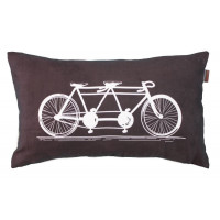 Obliečka na vankúš BICYCLE TANDEM 30x50 cm - čierna