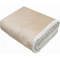 Deka prehoz LA PRIMA Sherpa 130x170 cm - béžová