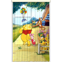 Detský záves DISNEY - Medvedík PÚ s kamarátmi - 140x245 cm