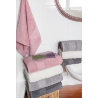 Bavlnený uterák ROUTE - 50x90 cm - 650g/m2 - ružový