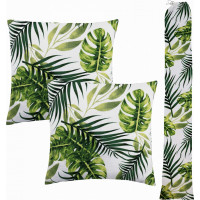 Závesné hojdacie kreslo JUNGLE s vankúšmi - zelené