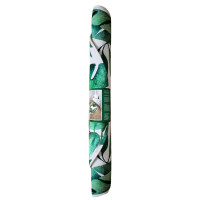 Penový okrúhly koberec VIVA VERDE 90 cm - Zelené listy