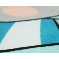 Detský penový koberec MACKO 120x160 cm - modrý