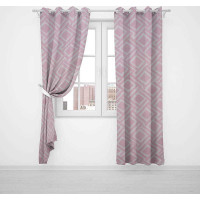 Dizajnový záves s krúžkami JANE Premium 140x250 cm - ružový