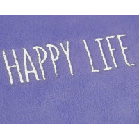 Uterák HAPPY LIFE 30x70 cm - fialový