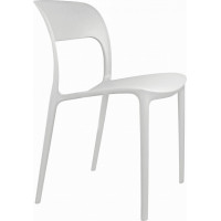 Jedálenská stolička CONNOR - biela
