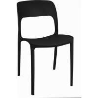 Jedálenská stolička CONNOR - čierna