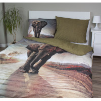 Bavlnené obliečky ELEPHANT exclusive - slon - 160x200 cm