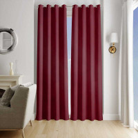 Dizajnový záves s krúžkami PAOLA PREMIUM VELVET 140x260 cm - bordó
