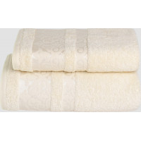 Bavlnený uterák AUTUMN III - 100x150 cm - 500g/m2 - krémovo biely