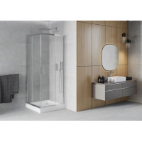 Sprchovací kút MAXMAX MEXEN RIO transparent - 70x70 cm, 860-070-070-01-00