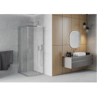 Sprchovací kút maxmax MEXEN RIO transparent - 80x80 cm, 860-080-080-01-00