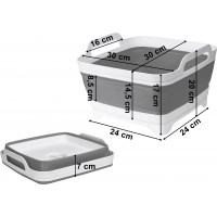 Silikónové umývadlo s odtokom COMPACT