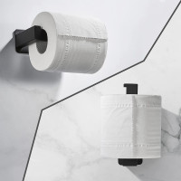 Čierny držiak na toaletný papier YUNAK