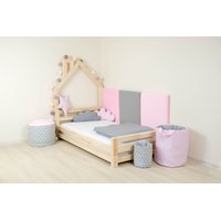 Detská dizajnová posteľ DOMČEK 2 bez šuplíku