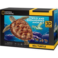 CUBICFUN 3D puzzle National Geographic: Morská korytnačka 31 dielikov