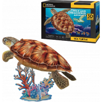 CUBICFUN 3D puzzle National Geographic: Morská korytnačka 31 dielikov