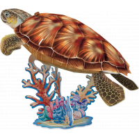 CUBICFUN 3D puzzle National Geographic: Morská korytnačka 31 dielikov