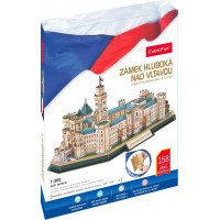 CUBICFUN 3D puzzle Zámok Hlboká 158 dielikov