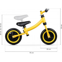 ECOTOYS Detské odrážadlo žlté