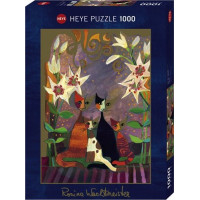 HEYE Metalické puzzle Ľalia 1000 dielikov