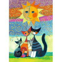 HEYE Metalické puzzle Slnko 1000 dielikov