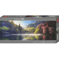 HEYE Panoramatické puzzle Jazero Serjang-ji 1000 dielikov