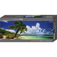 HEYE Panoramatické puzzle Palmový raj 2000 dielikov