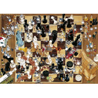 HEYE Puzzle Čierna alebo biela (Šach) 1000 dielikov