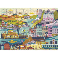 HEYE Puzzle Movie Masters: Filmy Wese Andersona 1000 dielikov