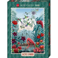 HEYE Puzzle Exotic garden: Vtáčí raj 1000 dielikov