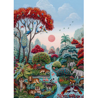 HEYE Puzzle Exotic garden: Raj divočiny 2000 dielikov