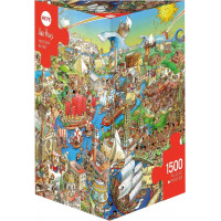 HEYE Puzzle Historická rieka 1500 dielikov