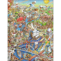 HEYE Puzzle Historická rieka 1500 dielikov