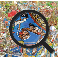 HEYE Puzzle Historická rieka 1500 dielikov