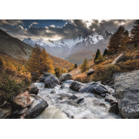 HEYE Puzzle Horský potok, Švajčiarsko 1000 dielikov