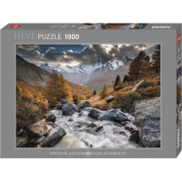 HEYE Puzzle Horský potok, Švajčiarsko 1000 dielikov