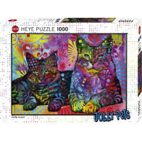 HEYE Puzzle Jolly Pets: Venované mačkám 1000 dielikov