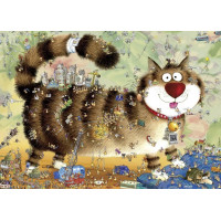 HEYE Puzzle Mačacie život 1000 dielikov